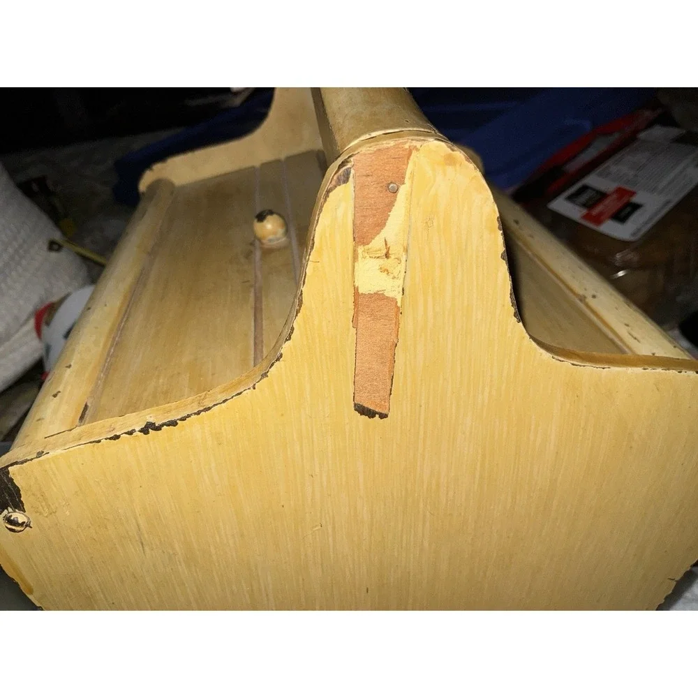 Vintage Sewing Box Painted From The 40's-50's